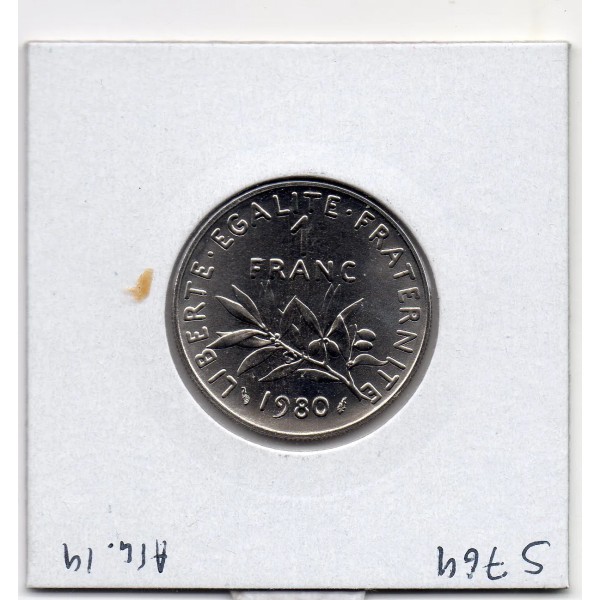 1 franc Semeuse Nickel 1980 FDC