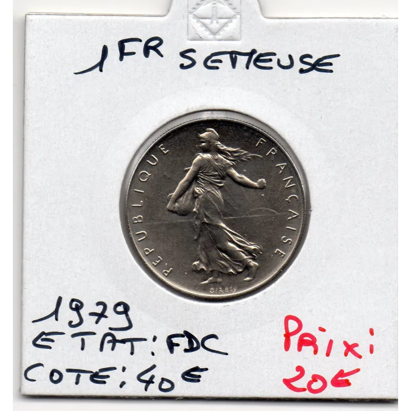 1 franc Semeuse Nickel 1979 FDC 1 franc Semeuse Nickel 1979 FDC