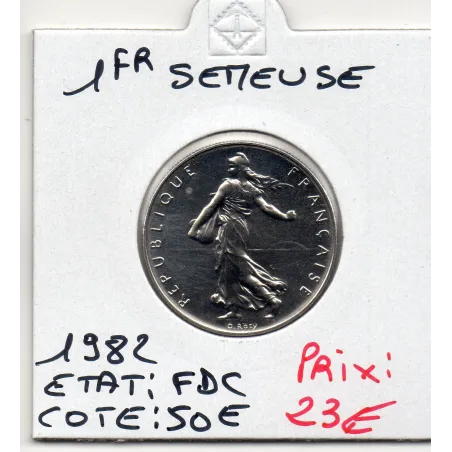 1 franc Semeuse Nickel 1982 FDC