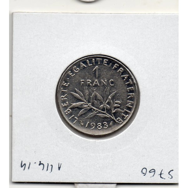 1 franc Semeuse Nickel 1983 SPL