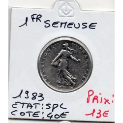 1 franc Semeuse Nickel 1983 SPL