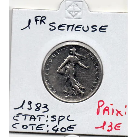 1 franc Semeuse Nickel 1983 SPL