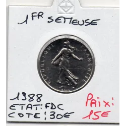 1 franc Semeuse Nickel 1988 FDC