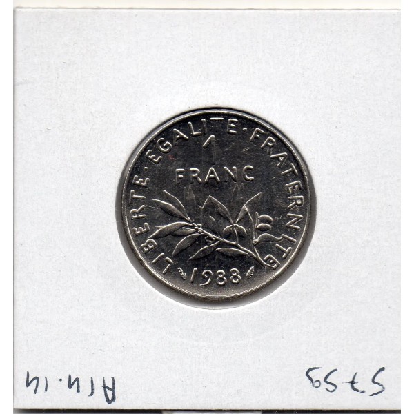 1 franc Semeuse Nickel 1988 FDC