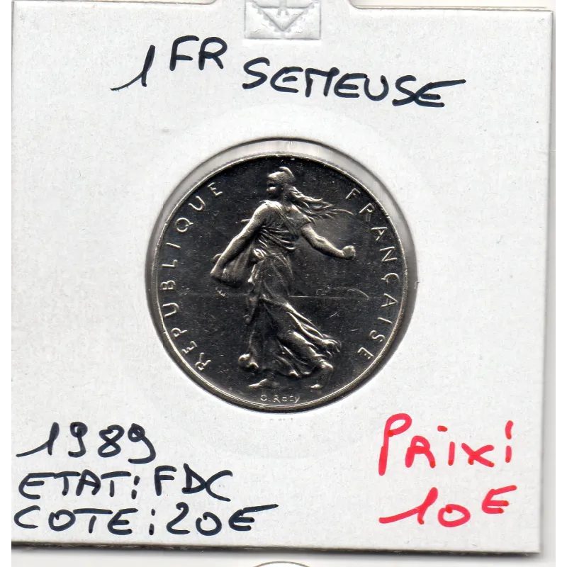 1 franc Semeuse Nickel 1989 FDC 1 franc Semeuse Nickel 1989 FDC