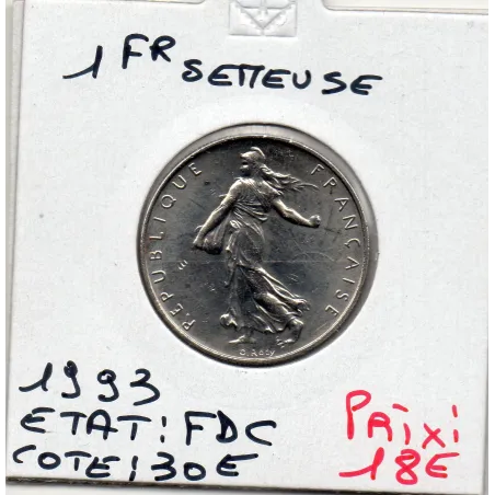 1 franc Semeuse Nickel 1993 FDC