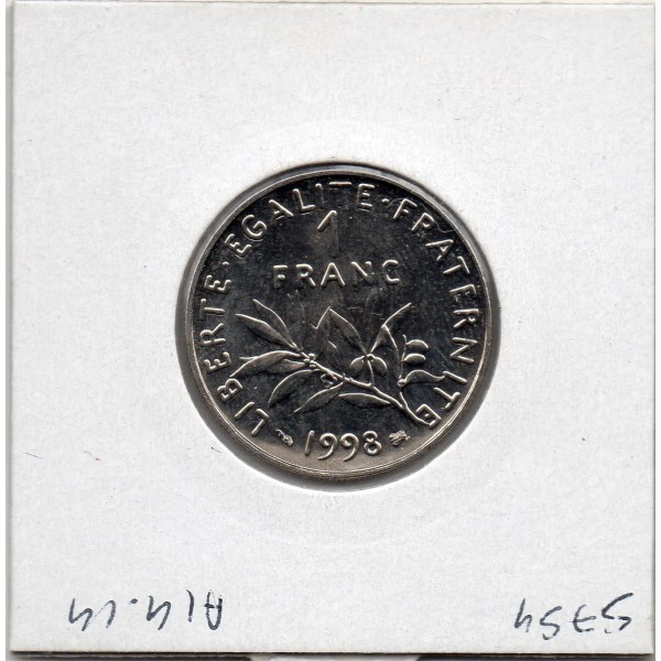 1 franc Semeuse Nickel 1998 FDC, France pièce de monnaie