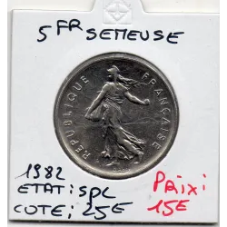 5 francs Semeuse Cupronickel 1982 Spl