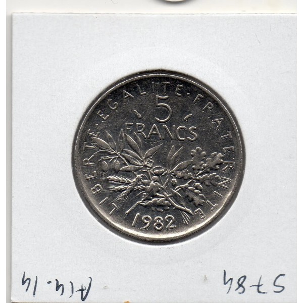 5 francs Semeuse Cupronickel 1982 Spl