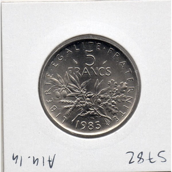 5 francs Semeuse Cupronickel 1985 FDC