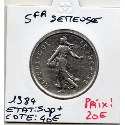 5 francs Semeuse Cupronickel 1984 Sup+