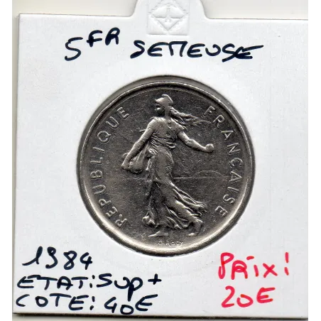 5 francs Semeuse Cupronickel 1984 Sup+