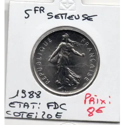 5 francs Semeuse Cupronickel 1988 FDC
