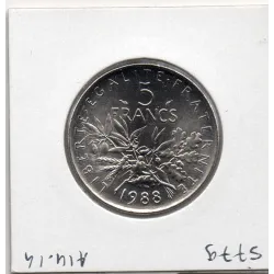 5 francs Semeuse Cupronickel 1988 FDC