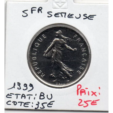 5 francs Semeuse Cupronickel 1999 BU