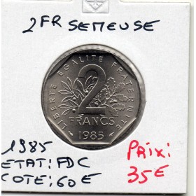 2 francs Semeuse Nickel 1985 FDC