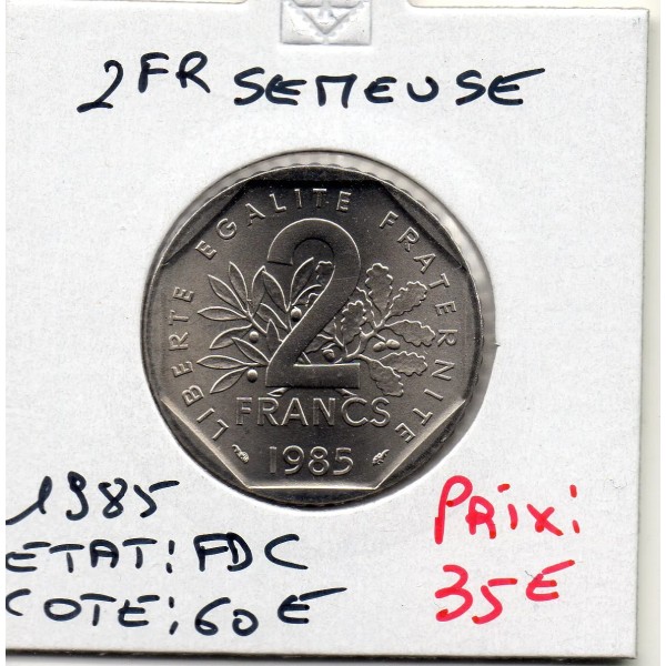 2 francs Semeuse Nickel 1985 FDC