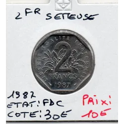 2 francs Semeuse Nickel 1987 FDC