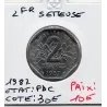 2 francs Semeuse Nickel 1987 FDC 2 francs Semeuse Nickel 1987 FDC