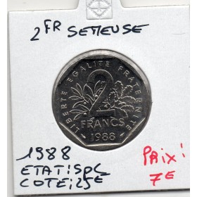 2 francs Semeuse Nickel 1988 Spl