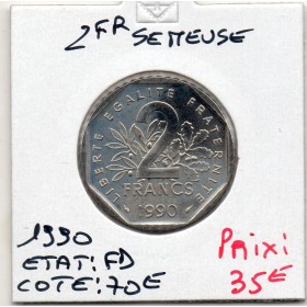 2 francs Semeuse Nickel 1990 FDC