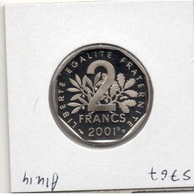 2 francs Semeuse Nickel 2001 BE