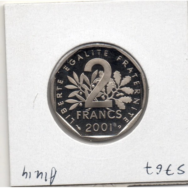2 francs Semeuse Nickel 2001 BE