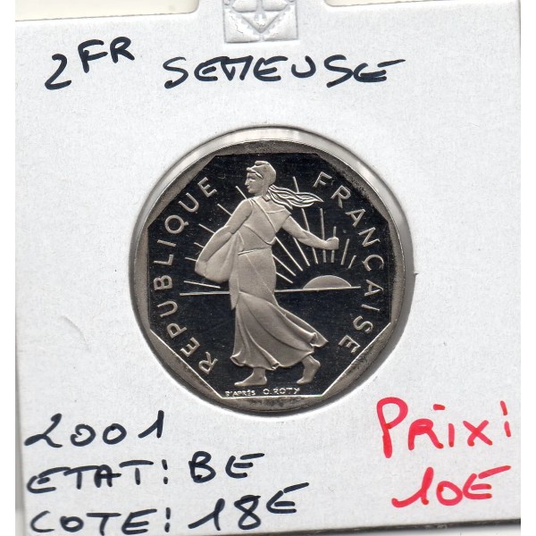2 francs Semeuse Nickel 2001 BE