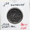 2 francs Semeuse Nickel 2000 FDC