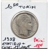 10 francs Turin Argent 1938 Sup+