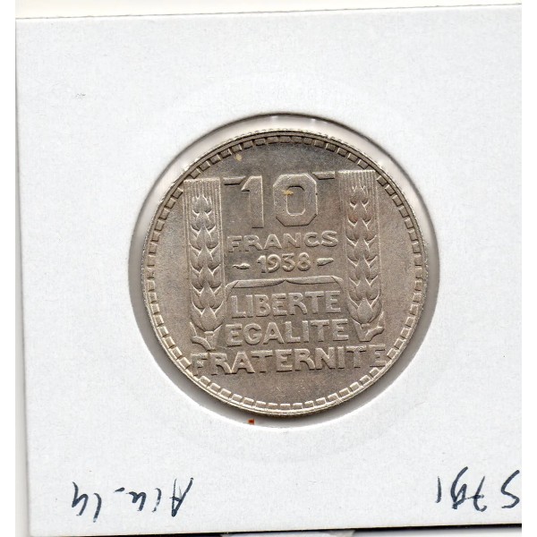 10 francs Turin Argent 1938 Sup+