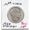 10 francs Turin Argent 1938 Sup+