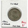Suède 1 krona 1942 TTB, KM 814 pièce de monnaie