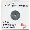 10 centimes état Français 1944 Sup+, France pièce de monnaie