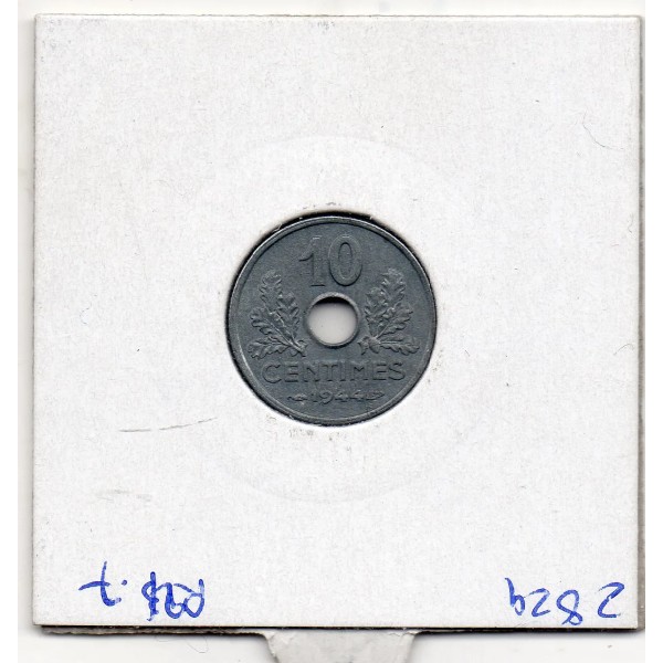 10 centimes état Français 1944 Sup+, France pièce de monnaie
