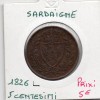 Italie Sardaigne 5 centesimi 1826 L Aigle TTB, KM 127 pièce de monnaie