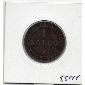 Vatican Pius ou Pie IX 1 Soldo 1867 TB+, KM 1372.2 pièce de monnaie