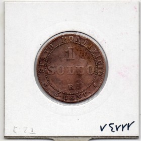 Vatican Pius ou Pie IX 1 Soldo 1867 B+, KM 1372.2 pièce de monnaie