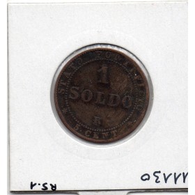 Vatican Pius ou Pie IX 1 Soldo 1867 B, KM 1372.2 pièce de monnaie