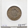 Suisse 2 francs 1958 Sup, KM 21 pièce de monnaie