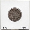 Suisse 1 franc 1886 B, KM 24 pièce de monnaie