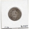Suisse 1 franc 1861 TTB, KM 9a pièce de monnaie