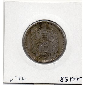 Monaco Louis II 10 francs 1946 TTB, Gad 136 pièce de monnaie