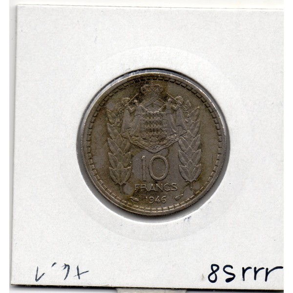 Monaco Louis II 10 francs 1946 TTB, Gad 136 pièce de monnaie