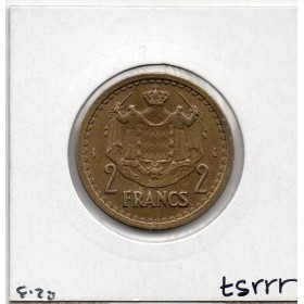 Monaco Louis II 2 francs 1943 Sup-, Gad 134 pièce de monnaie