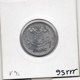 Monaco Louis II 1 franc 1943 TTB, Gad 131 pièce de monnaie