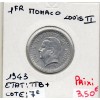 Monaco Louis II 1 franc 1943 TTB+, Gad 131 pièce de monnaie
