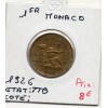 Monaco crédit Foncier 1 franc 1926 TTB, Gad 128 pièce de monnaie