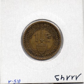Monaco crédit Foncier 1 franc 1924 TTB-, Gad 127 pièce de monnaie