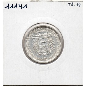 Venezuela 1 Bolivar 1965 Sup, KM Y37a pièce de monnaie